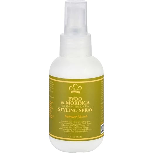 Nubian Heritage Evoo & Moringa Styling Spray 4 oz