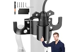 Aluminum Rv Towing Chain Organizer & 7-Way Plug Holder, Heavy Duty Anti-Rust Trailer Chain and Plug Holder for Tongue Jack, C