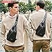 VICUNA POLO Sling Backpack Men Leather Chest Bag Crossbody Shoulder Bag For Men (brown)