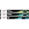 BOSCH 360 Complete Vehicle Wiper Blade Replacement - Includes Front Beam Blades (Pair) + Rear Wiper Blade (1) - 20"/20"/12" (B36009)