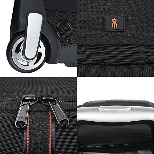 image for Fovitec StudioPRO - Rolling Photography Backpack for DSLR & Video - [D