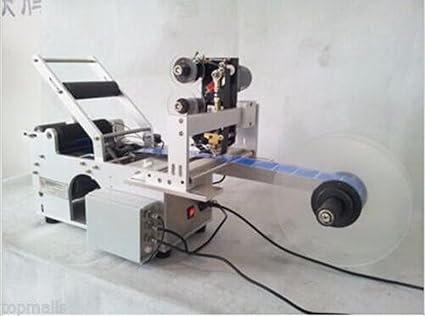 automatic round bottle labeling machine labeler with code printer