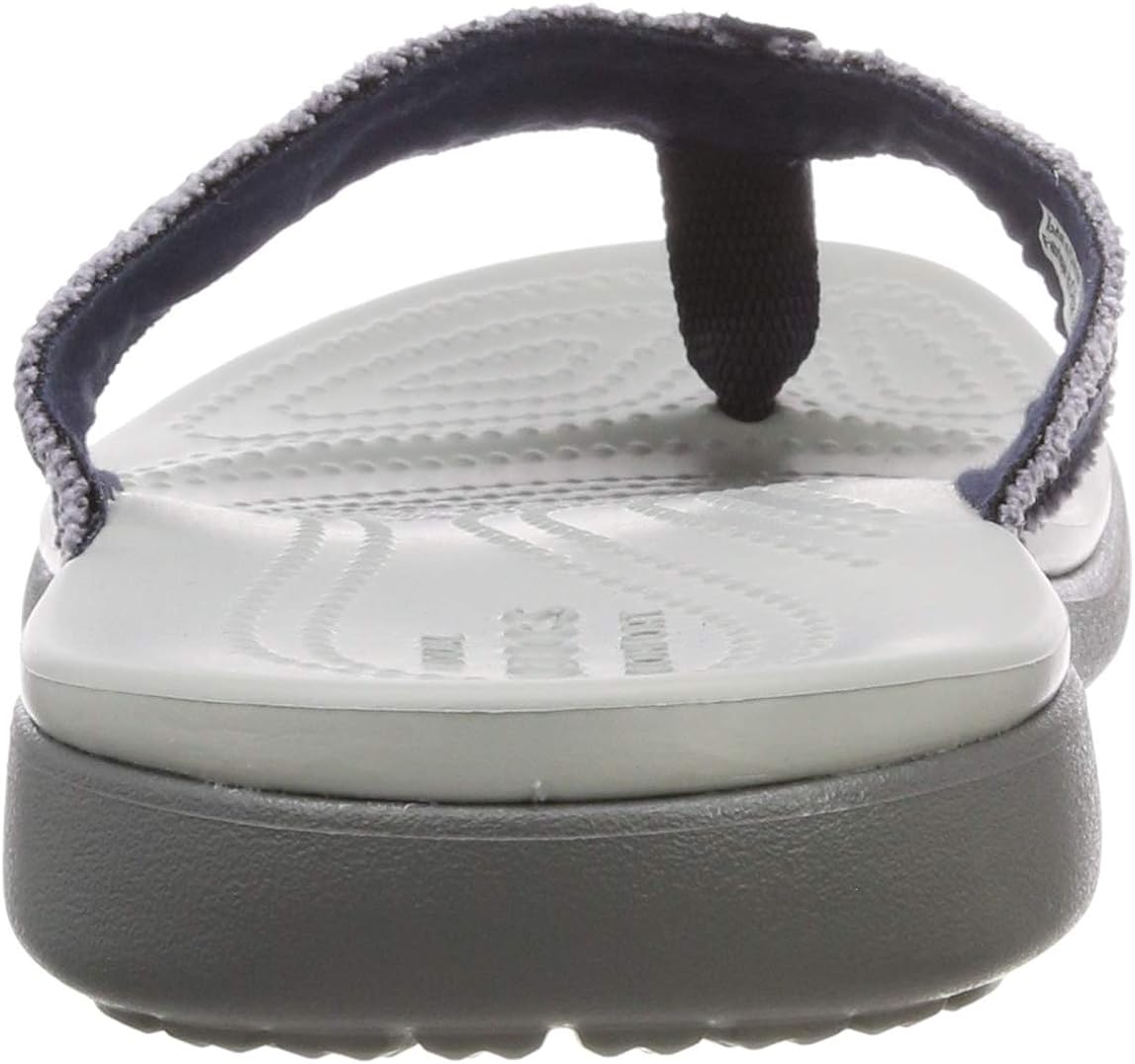 crocs santa cruz canvas flip