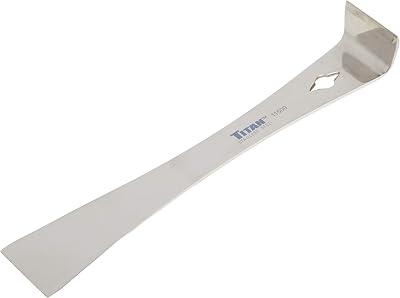 Titan 9-1/4 inch Multi-Purpose Pry Bar Stainless Steel Nail Puller Scraper
