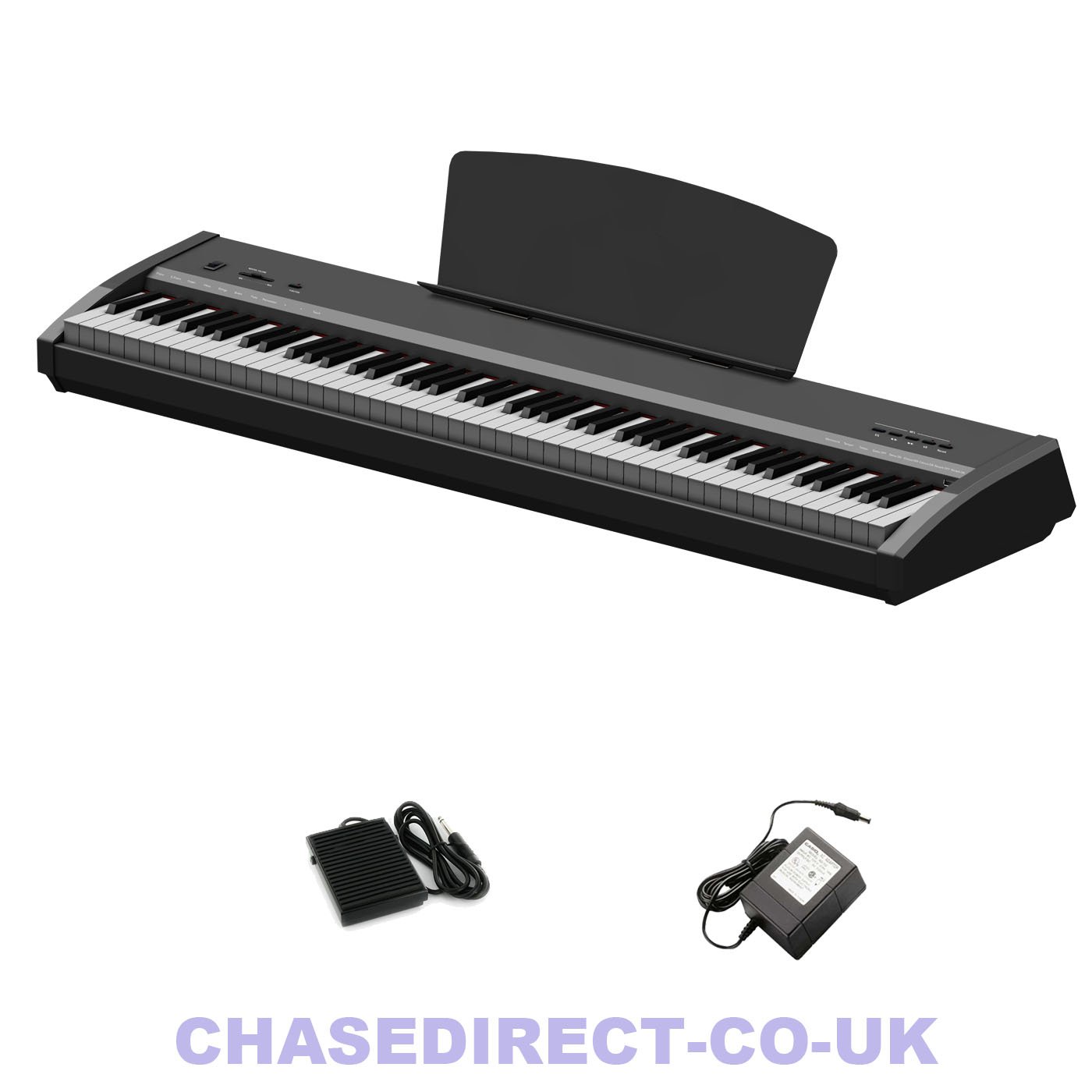 Chase P50 Digital Portable Piano Black Amazon.co.uk Musical Instruments