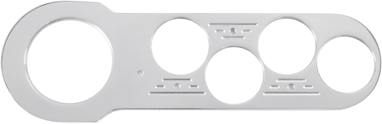 AutoMeter 7042 Dash Panel, Chevy Car 53-54, 1 X 3-1/8", 4 X 2-1/16", Billet
