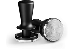 MHW-3BOMBER 54mm Espresso Tamper, 53.35mm Double Spring Coffee Loaded Tamper Tool, Compatible with 53mm/54mm Breville Portafilter, Self Leveling Espresso Hand Tampers, Espresso Accessories,T6000-OS