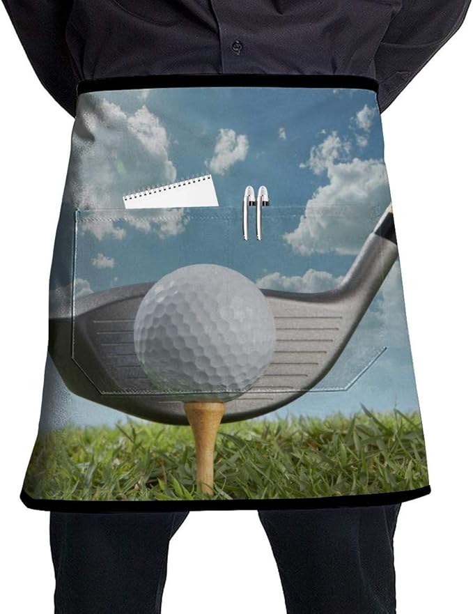 Golf Ball and Golf Club Unisex Customized Half Body Waist