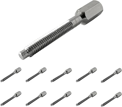 EVOGES Brass Extension Stud 3.5 x 35mm Pack of 10 for Sockets & Switches