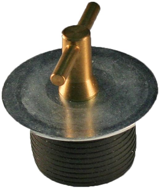Shaw Plugs 52005 TurnTite Expandable Neoprene Rubber Plug with Brass