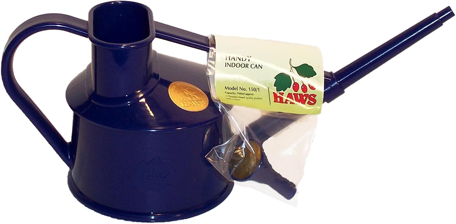 Haws Handy Indoor Plastic Watering Can, 1 US Pint, Dark