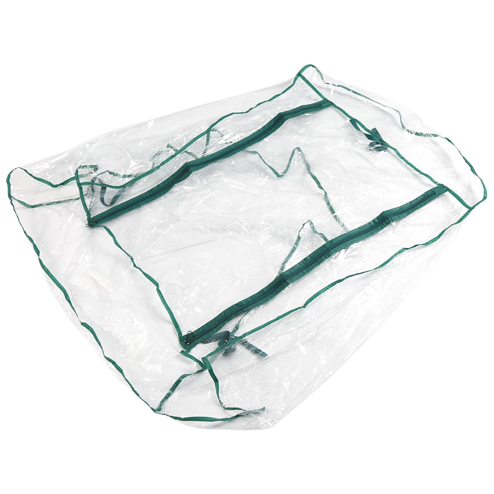 Hztyyier Portable Greenhouse Tent with Zipper Transparent Waterproof Plant Cover for Outdoor and Indoor Gardening Planting 69 x 49 x 160cm