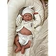 Zero Pam 45 CM Real Life Reborn Baby Dolls Boy Eyes Closed with Realistic Veins, 18 Inch Lifelike Poseable Anatomically Correct Newborn Sleeping Silicone Baby Dolls Full Body Soft Vinyl for Kids