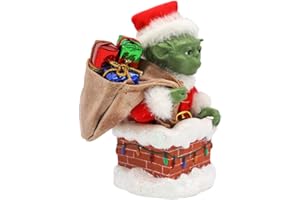 Kurt S. Adler Kurt Adler 5.5-Inch Yoda in Chimney Table Piece, Multi