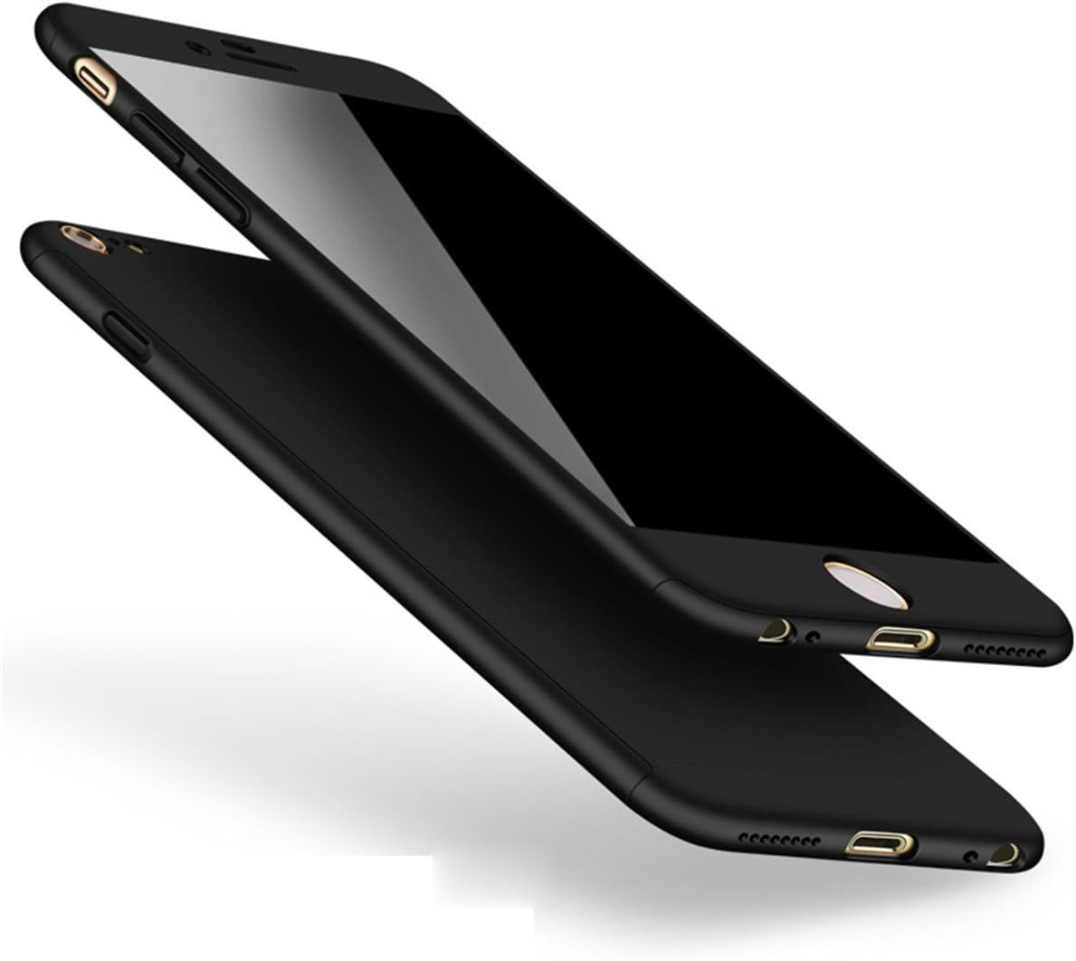 Adamark iPhone 6/6s Case, iPhone 6/6s Plus Cover 360 Degree 3 in 1 Shockproof Bumper Full Body Protective Case + Tempered Glass Screen Protector For iPhone 6 Plus/6s Plus