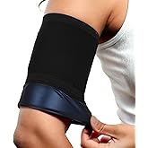 KFHENSOMR Arm Trimmers 2Pcs Women Arm Bands Workout Compression Sleeve Arms Fat Reducer Bands Sauna Sweat Arms Shaper Band (Arm Circumference 11/9')