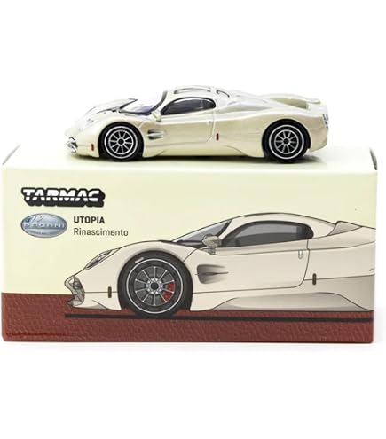 Amazon.com: Pagani Zonda R Bianco Benny White and Black Global64