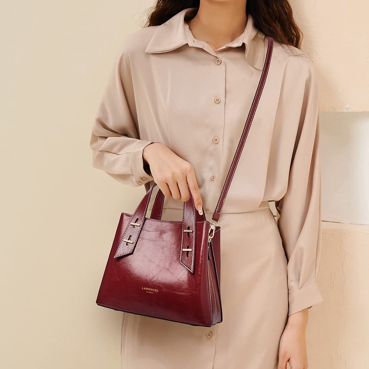 LAORENTOU Leather Tote