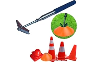 Versatyle Easy Cone Pickup Stick | Retractable Cone Picker Upper for Sports, Traffic and Outdoor Cones | Works with Most Cones and Purifyou Motorcycle Cones