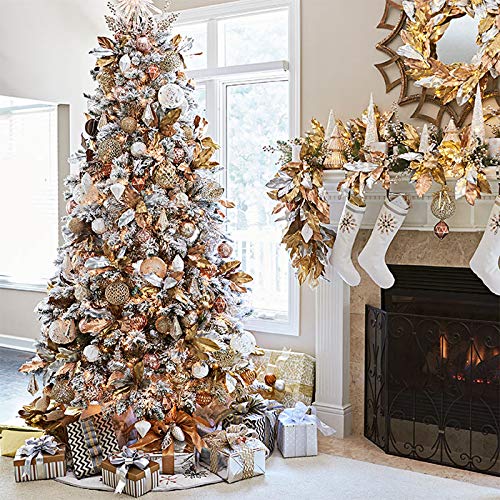 PERFECT HOLIDAY CHRISTMAS TREE, 4-FEET, FLOCKED SNOW