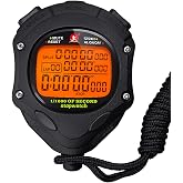 Digital Stopwatch Timer with Back Light Stop Watch 0.001second Timing|100 Lap Memory,Large dispaly Alarm Clock for Coach Sports Swimming Running Marathon Competition(100LAP(Back Light))