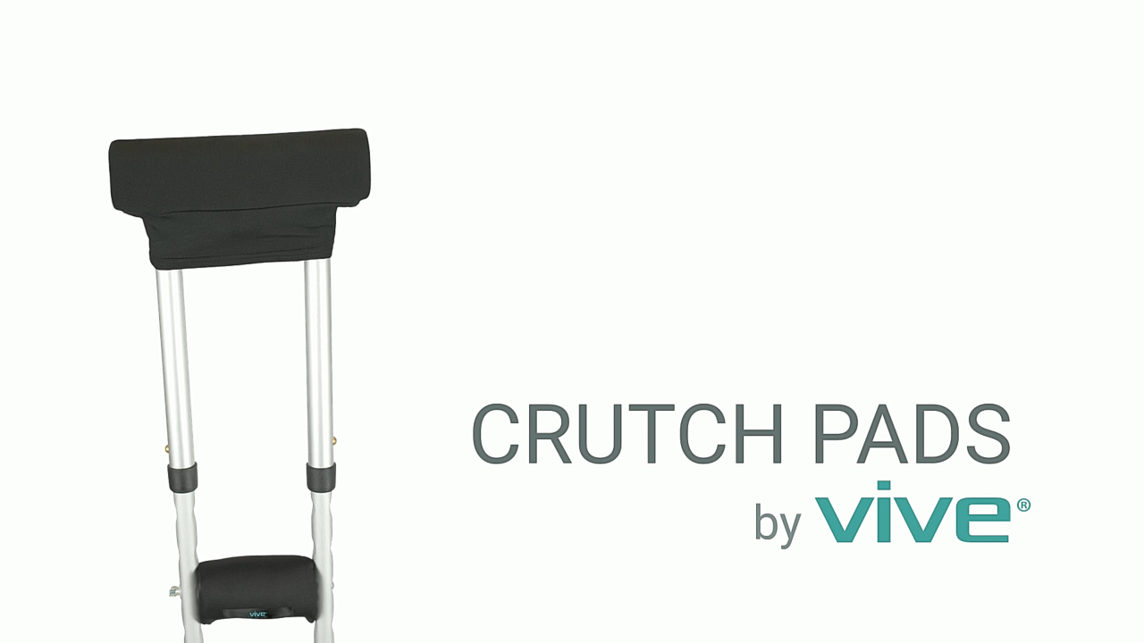 Vive Crutch Pads Padding for Walking Arm Crutches Padded Universal