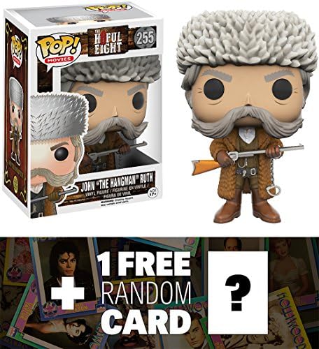 John 'The Hangman' Ruth: Funko POP! x The Hateful Eight Vinyl Figure + 1 FREE Official Hollywood themed Trading Card Bundle [74838]