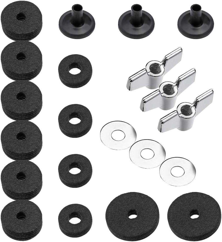 21Pcs Cymbal Replacement Accessories, Uspacific Cymbal