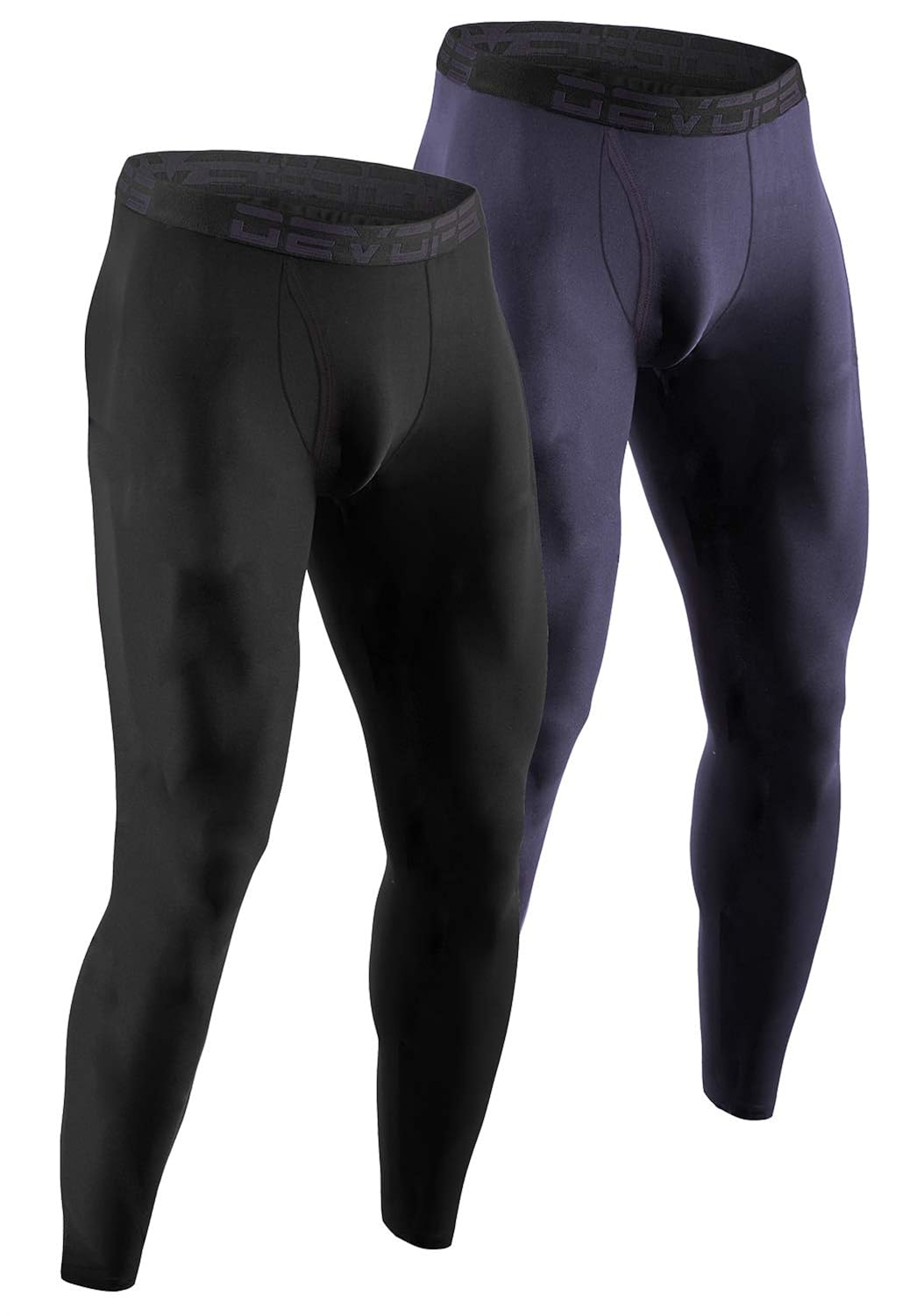 Buy DEVOPS Men's Thermal Compression Pants, Athletic Leggings Base