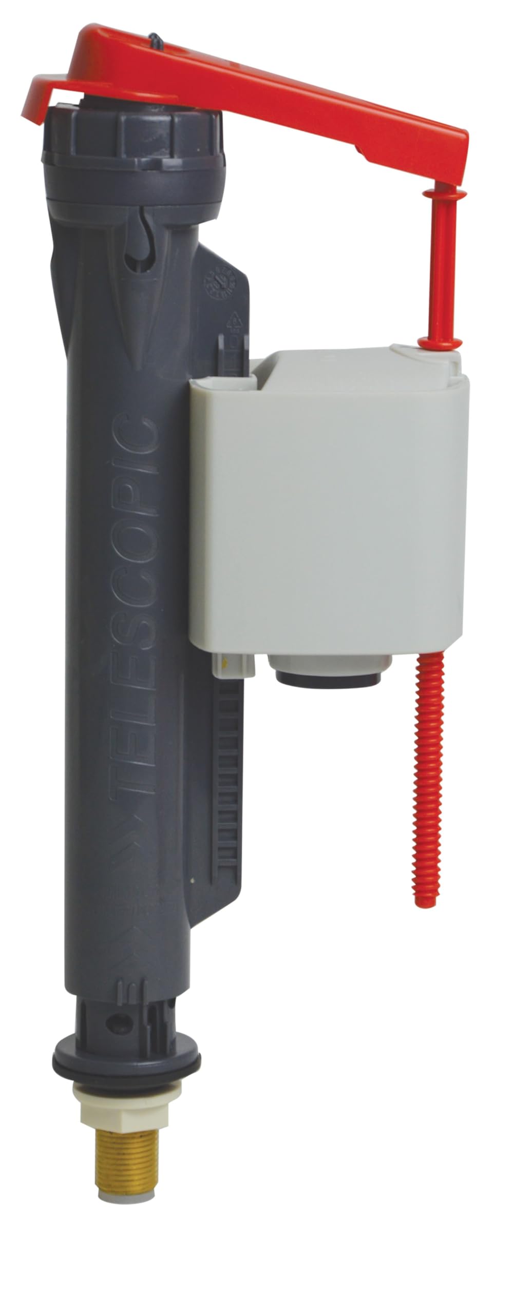 Wirquin 16110011 3/8-Inch 10 mm Brass Bottom Jollyfill Telescopic Adjustable Entry Inlet Float Valve - Multi-Colour