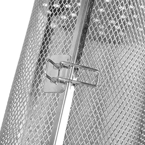Stainless Steel Rotisserie Grill Roaster Drum Oven Basket Bakeware Oven Roast Baking Rotary Nuts Beans Peanut Basket BBQ Grill 1218cm