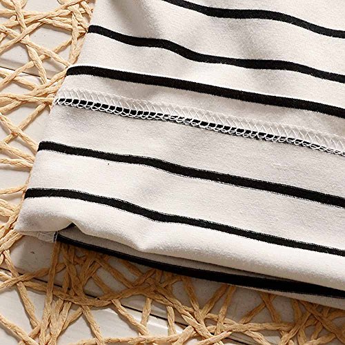 Kehen 2pcs Kids Autumn Outfits Set Stripes Long Sleeve Cotton Hoodies Tops + Elastic Long Pants (#2 Pink, 3T) - Thumbnail 6