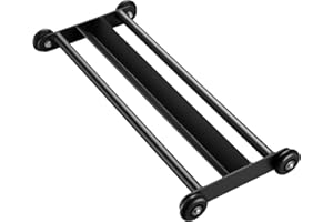 GMWD Glute Ham Glider, Commercial Glute Hamstring Roller with Smooth Wheels, Multi-Function Exercise Wheels, Home Gym Full Body Workout AB Training