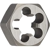 Drill America - DWTMHX14X1.5 m14 X 1.5 Carbon Steel Hex Rethreading Die, DWT Series