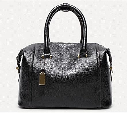 Amazon トートバッグ レディース 本革 ボストンバッグ 小さめ おしゃれ きれいめ トートバッグ レディース 2way レザー 革 Black ショルダーバッグ