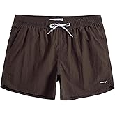 maamgic Mens Swim Trunks 5" with Mesh Lining Quick Dry Bathing Suits for Men Swim Shorts Swimwear