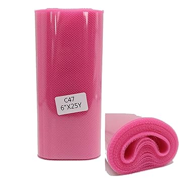 Amazon Com Cengxy160h Tulle Roll 6 Inchx25 Yard Organza Spool