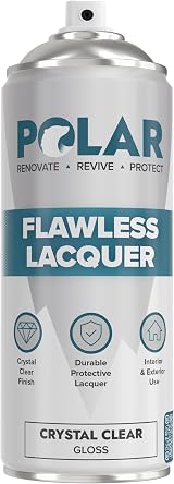 Polar Flawless Lacquer Spray 400ml Clear Protective Coating Gloss Finish