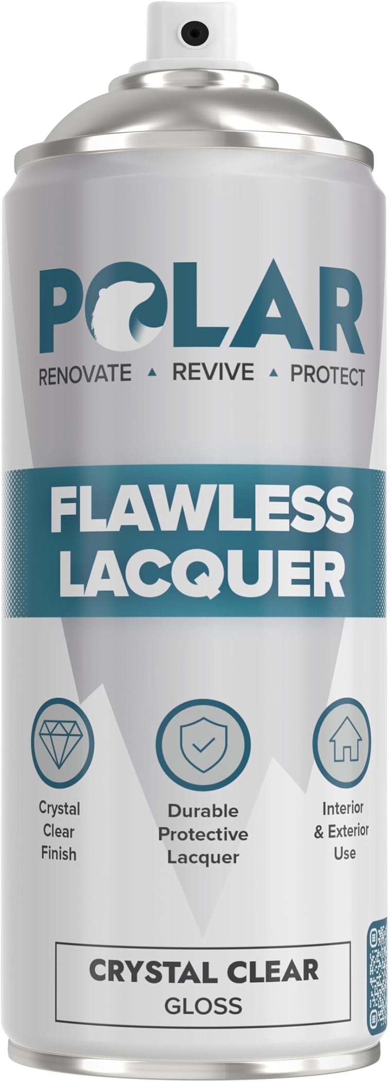 Polar Flawless Lacquer Spray 400ml Clear Protective Coating Gloss Finish