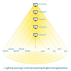 LEONLITE 3CCT LED Dusk to Dawn Security