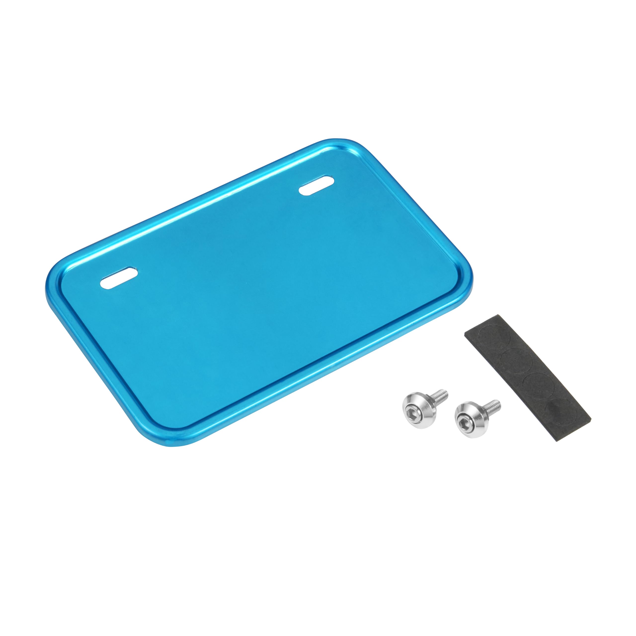 バイクパーツセンター ナンバープレートベース ブルーの商品画像