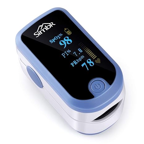 Simbr, Pulse oximeter, Monitor blood oxygen concentration: Amazon.es: Electrónica