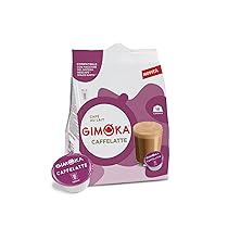 Gimoka – Caffelatte – 64 Capsule Compatibili con Macchinetta Caffè Nescafé®* Dolce Gusto®* – 4 Confezioni da 16 Capsule – Made in Italy