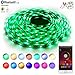 LED Strip Lights Sync to Music,RaThun Bluetooth Smartphone APP Controlled 32.8ft RGB 300 LEDs 5050 Flexible Color Changing Light Full Kit Working with Android and iOS System-UL Listed