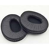 MDR-CD350 Ear Pads Replacement Ear Cushions Compatible with Sony MDR-CD350 MDR-CD450 MDR-CD550 MDR-V600 MDR-V900 Headphones High-Density Memory Foam Earpads Earmuffs Repair Parts (Black)