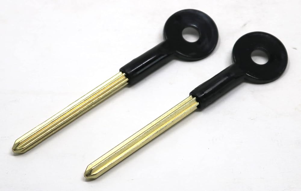 fiXte 2x Universal Extra Long Brass Bolt Key Security Rack Door Star Lock 110mm