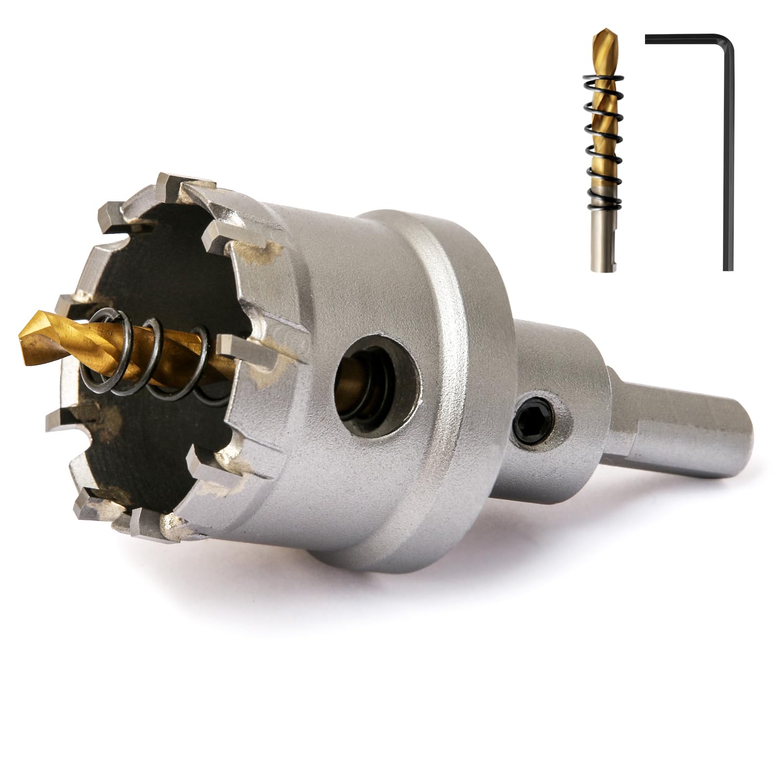 Josaton 38mm TCT Carbide Hole Saw Heavy Duty Hole Cutter Drill Bit for Stainless Steel, Metal, Alloy, Copper — image 1