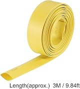 Sourcing Map Heat Shrink Tubing 14mm 2:1 Yellow 10ft 1000V view 4