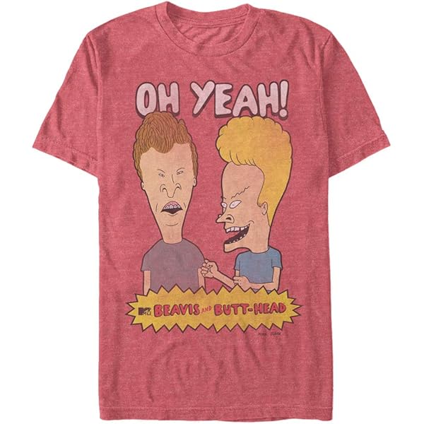 Amazon.com: Men's Beavis and Butt-Head Nerd Glasses T-Shirt