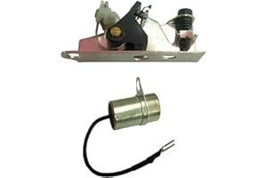 GardenPal 160-1183, 312-0246 Lawn Mower Points and Condenser Set for Onan B Series and John Deere Engines, 1601183, 3120246